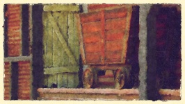 Vintage Mining Cart