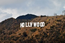 Hollywood skylt