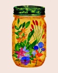 Flowers In Mason Jar