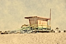 Vintage Lifeguard Station