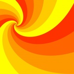 Conception de soleil en spirale
