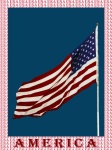 Amerikai poszter USA háttér