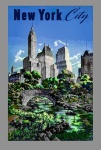 Cartaz do jardim de New York City