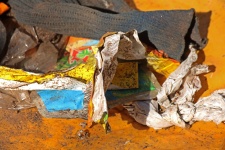 Plastic Wrappers And Waste Paper