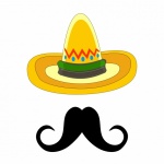 Chapéu Sombrero Bigode