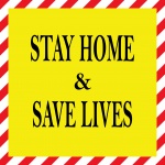 Stay Home Coronavirus Sign
