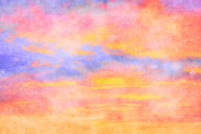 Malarstwo o zachodzie słońca