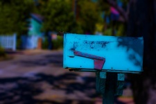 Turquoise Mailbox