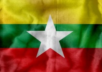 Flaga Związku Myanmaru lub Birmy