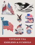 Vintage amerikanische Symbole