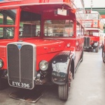 Autobuz vintage cu etaj dublu