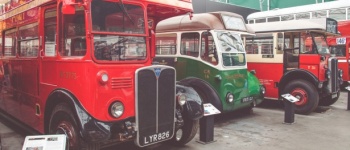 Vintage emeletes busz