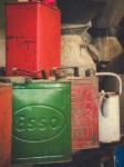 Vintage palivové kontejnery