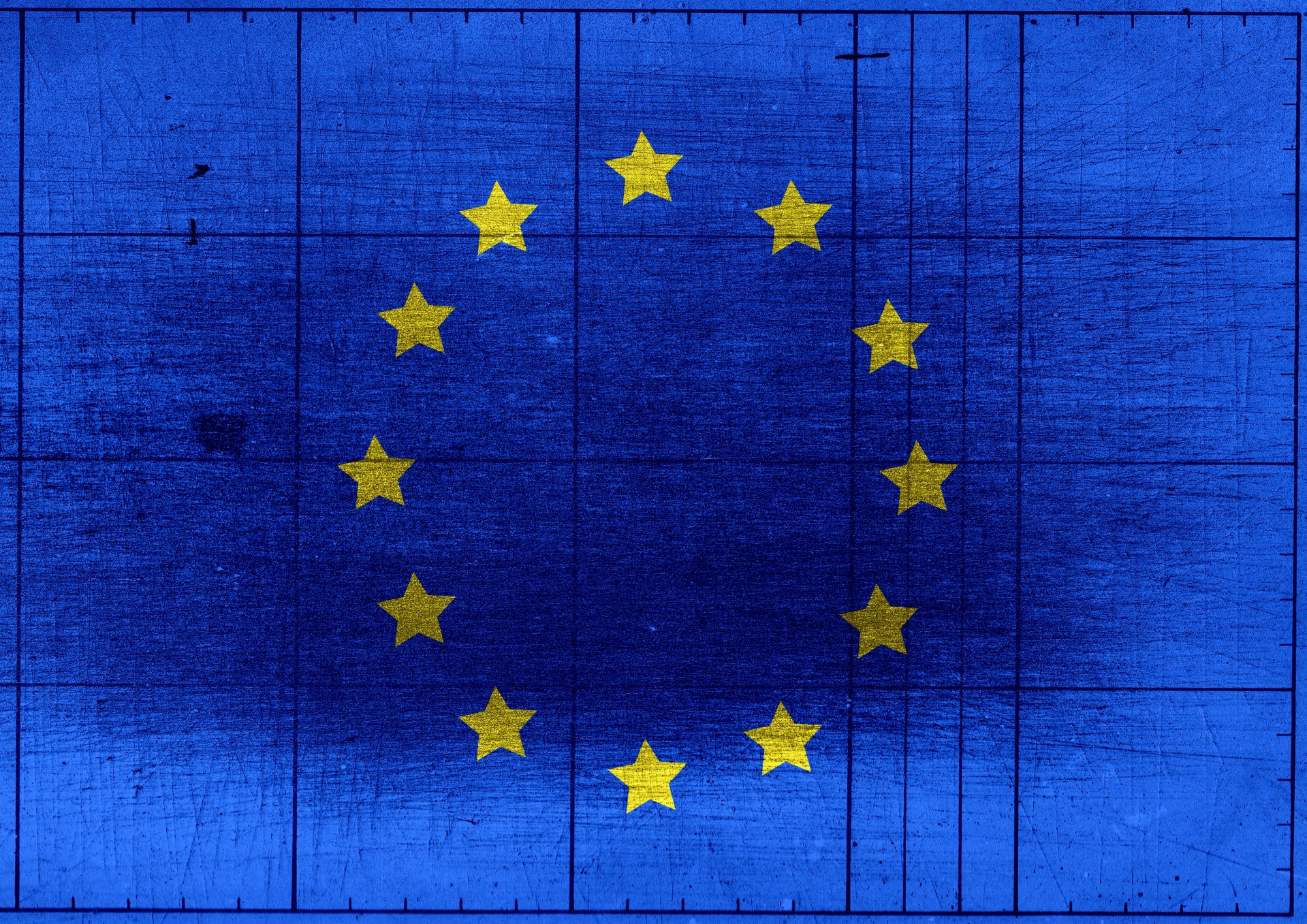 European Union EU - Hand Waving Flag 12x18" - MaxFlags - Royal-Flags