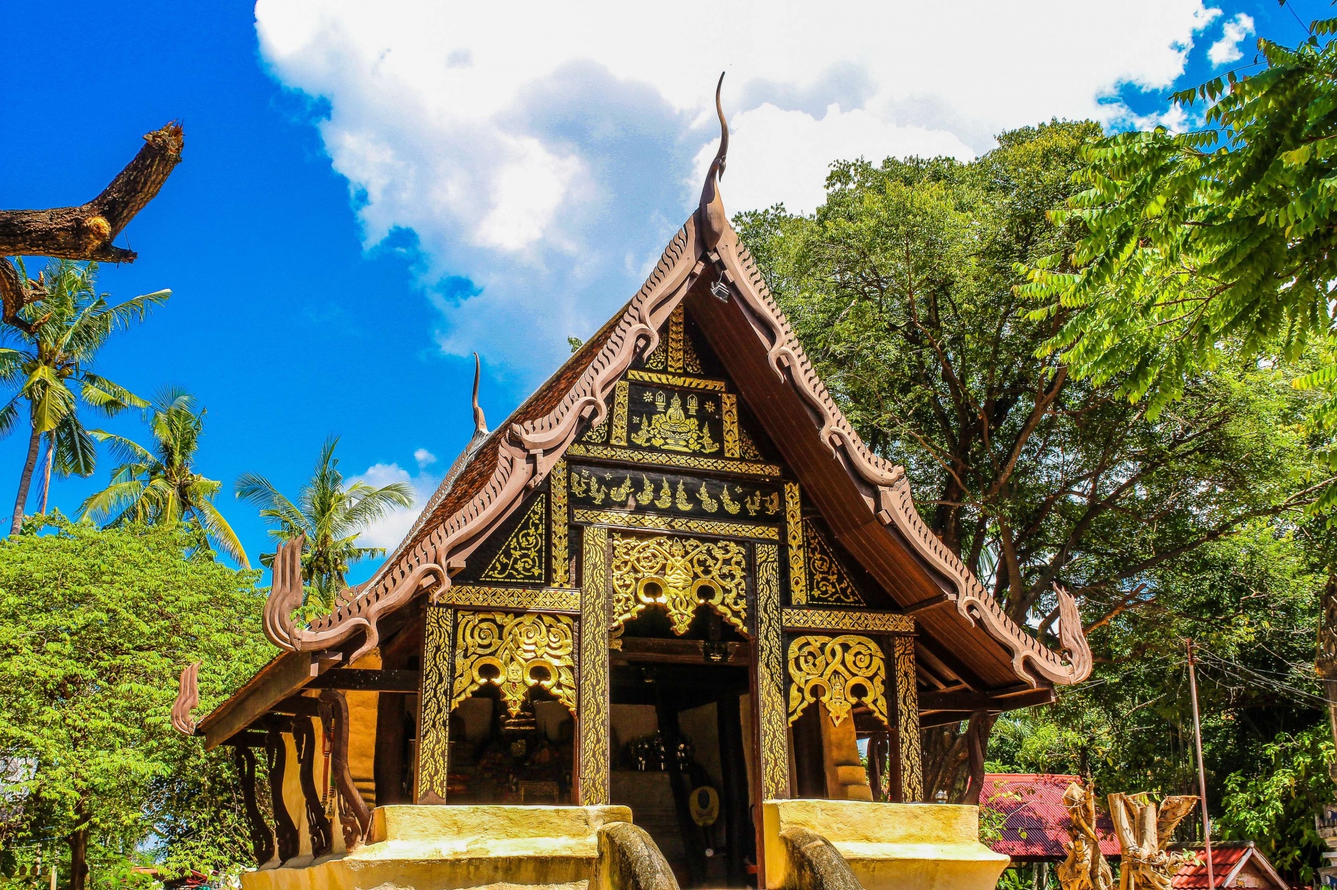 Wat Tri Phum Roi Et Thailand Free Stock Photo Public Domain