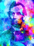 Abraham Lincoln aquarel