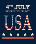 Americký den nezávislosti plakát