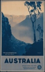 Poster di viaggio in Australia