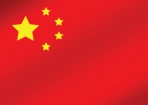 China vlag thema's idee