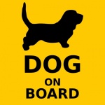 Kutya a fedélzeten jel