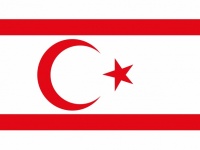 Bandera del norte de Chipre