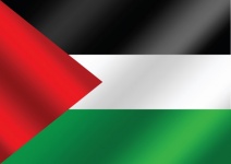 Motywy flagi Flaga Palestyny w Strefie G