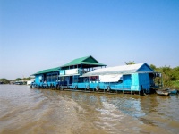 Pueblo flotante Tonle sap lago Camboya