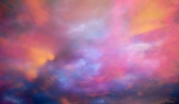 Natura di tramonto delle nuvole del ciel