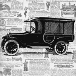 Vintage automobile illustration