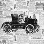 Illustrazione di automobili d'epoca