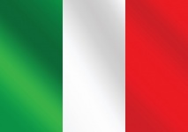 Itálie vlajka ikony téma nápad pro desig