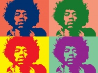 Jimi Hendrix Pop Art