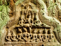 Dessin au trait Angkor Wat, Angkor Thom