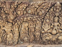 Line art Angkor Wat, Angkor Thom