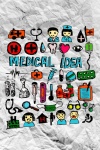 Idée de jeu d'icônes médicales sur p