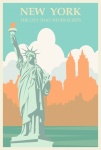 ニューヨーク旅行ポスター