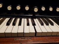 Old Wood Organ Closeup
