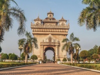 Vítězná brána Patuxai Vientiane, Laos
