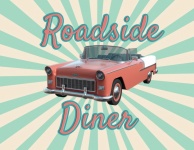 Roadside Cafe-affisch