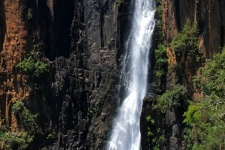 Sheer cliff behind howick waterfall