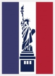 Szabadság-szobor USA zászló