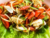 Thai Cuisine Yum Spicy Seafood Salad