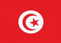 Flaga Tunezji i ikona serca