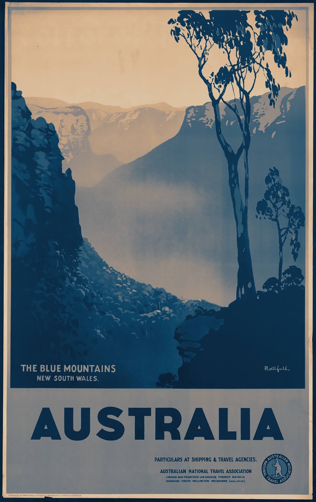Australië reizen poster