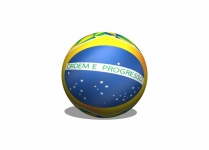 Abstrato bandeira Brasil conceito