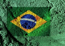 Návrh vlajky téma Brazílie