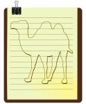 Disegno di natura animale cammello