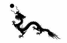 Tatouage Silhouette Dragon