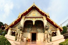 HDR images of Wat in Chiang Khan ,Loei