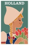 Plakat podróżniczy Holland Vintage